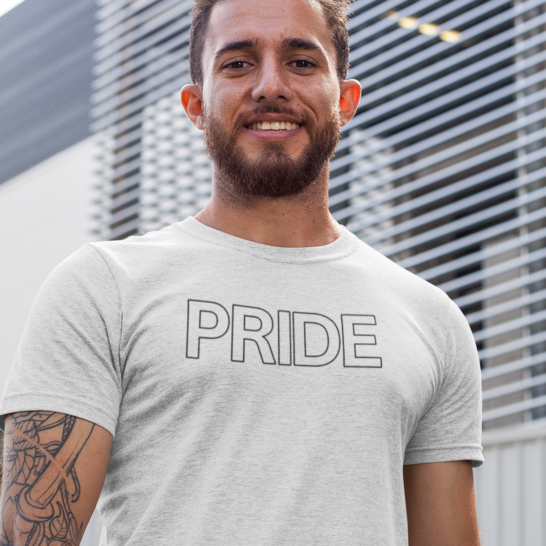 PRIDE Silhouette Pride Beyond Color - Celebrate Love with Colorless Pride - Pride Majic