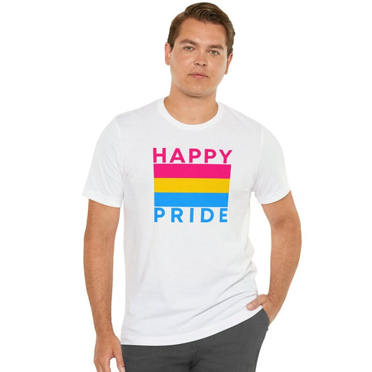 Pansexual Flag Happy Pride – Tee & Tank
