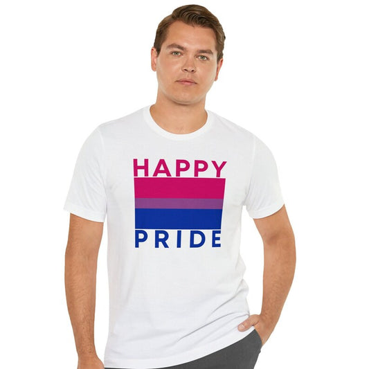 Bisexual Flag Happy Pride Tee & Tank