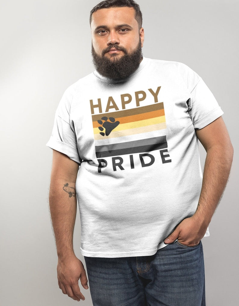 Bear Brotherhood Flag Happy Pride – Tee & Tank
