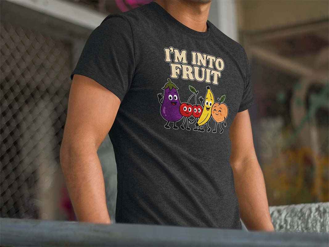 I'm Into Fruit Pride Tee - Celebrate Love and Diversity - Pride Majic