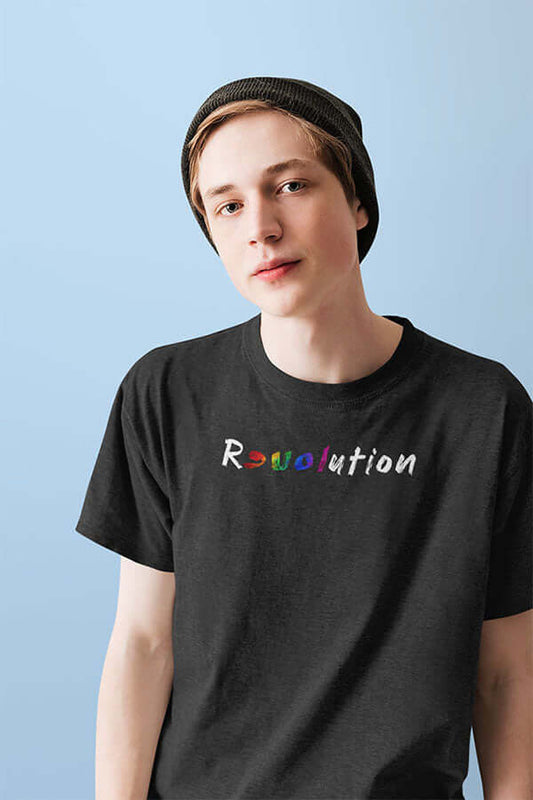 REVOLUTION LGBTQ+ Protest T-Shirt – Stand Up, Speak Out