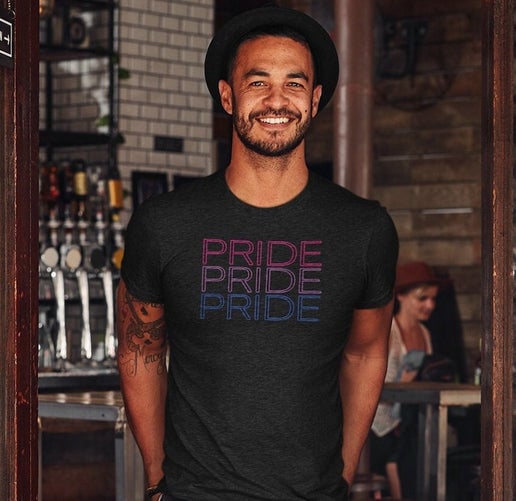 Bisexual Neon Pride Shirt, Bi Pride, BI, Pride flag, LGBTQ Pride, Queer Pride, LGBTQIA, Pride, Pride Month, Shirt for pride, Pride Shirt