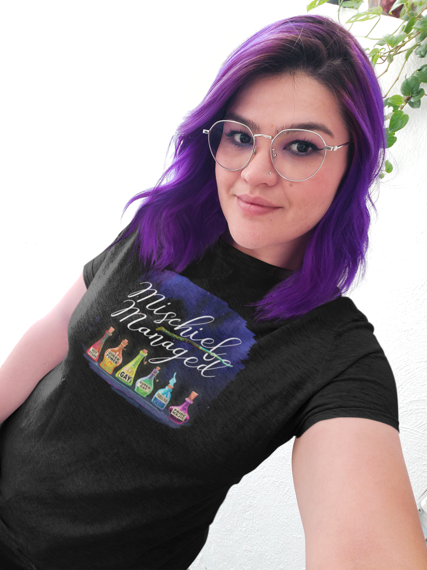 Mischief Managed Rainbow Pride Potion Tee for Magical Style - Pride Majic