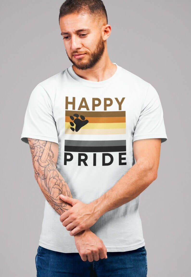 Bear Brotherhood Flag Happy Pride – Tee & Tank