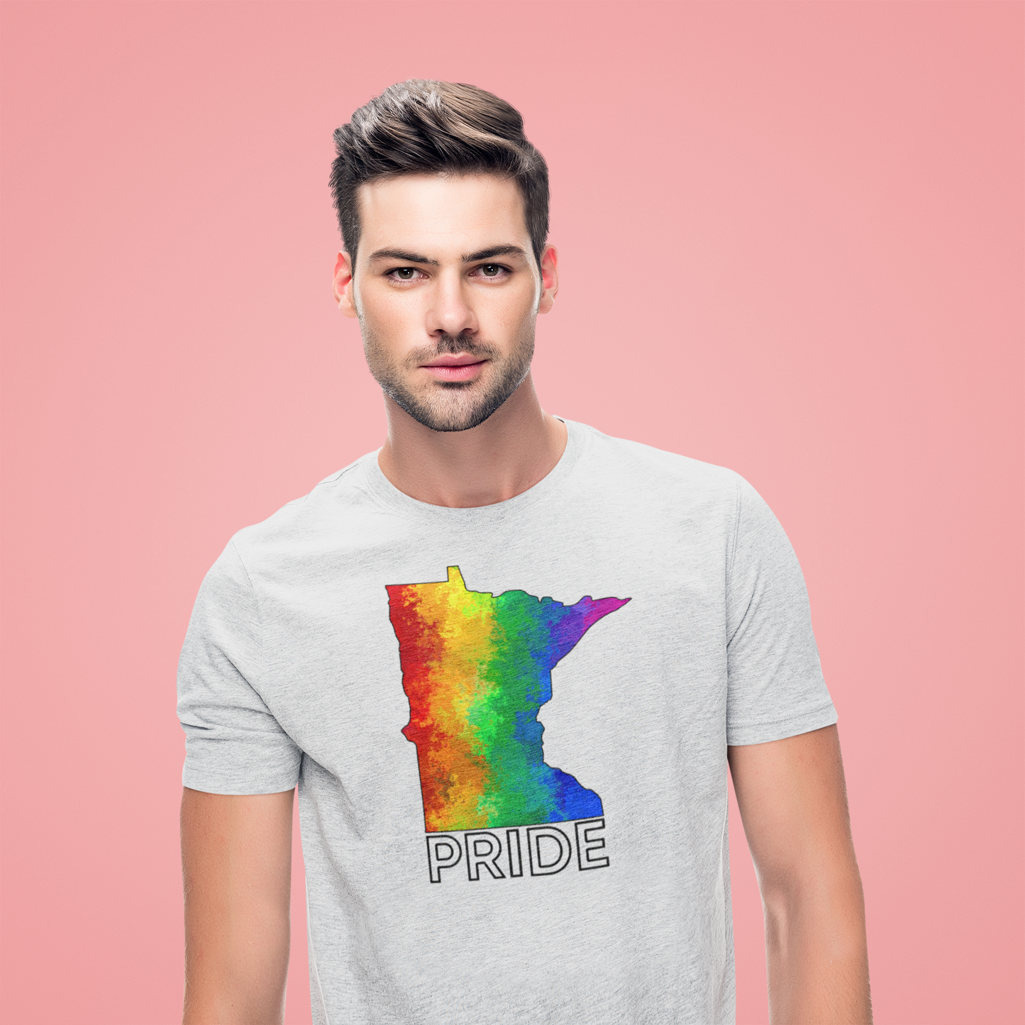 Minnesota Pride Rainbow T-Shirt for LGBTQ+ Celebration and Support - Pride Majic