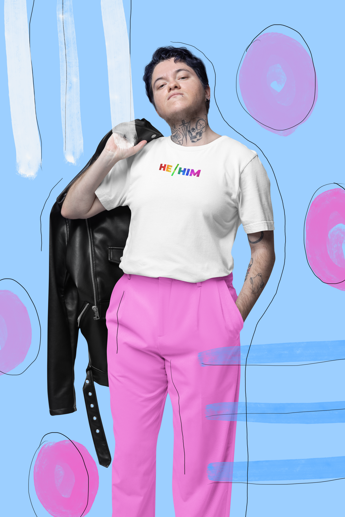 He Him Pronoun Pride T-Shirt – Bold, Proud & Affirming! - Pride Majic