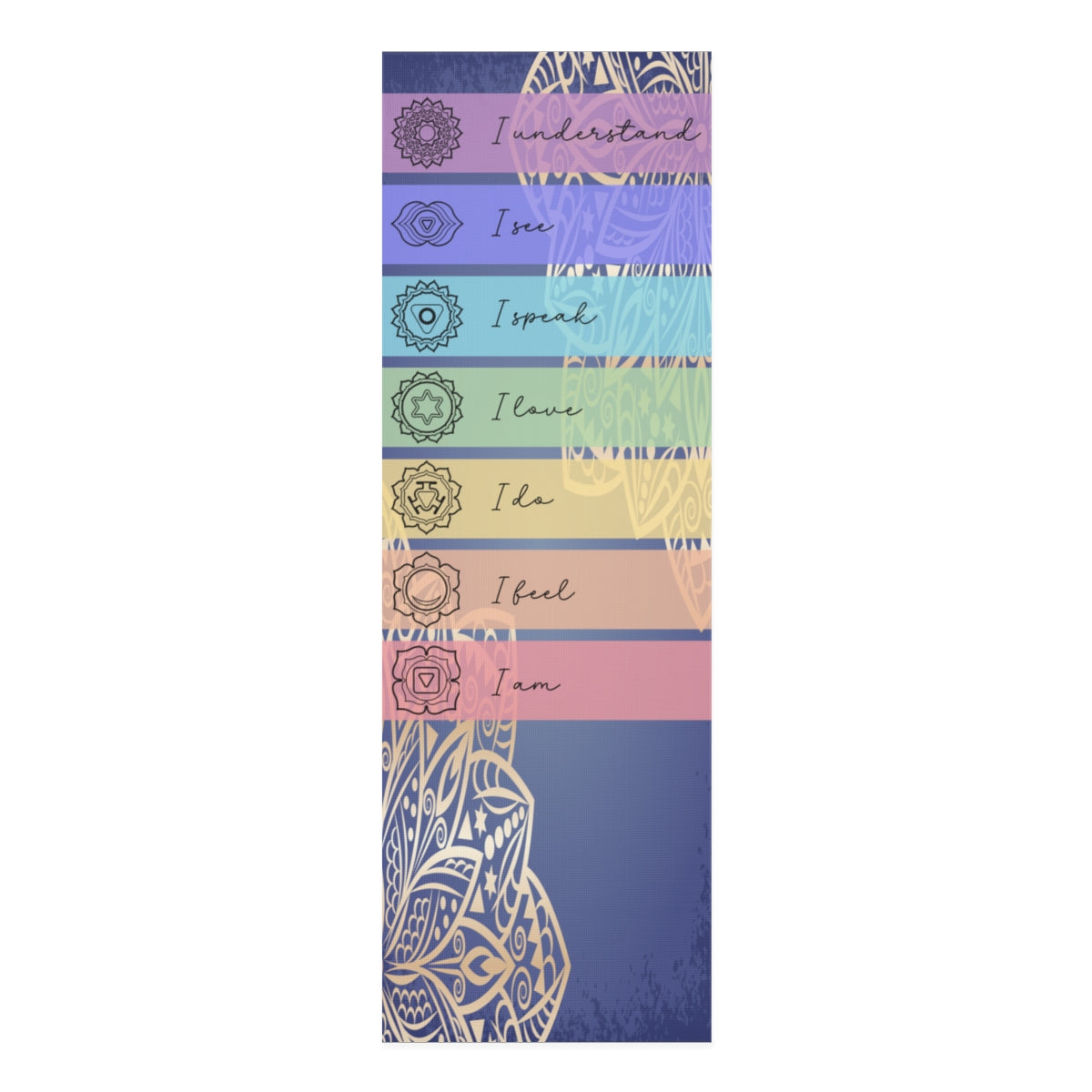 7 Chakra Yoga Mat β Balance, Rainbow, and Spiritual Flow