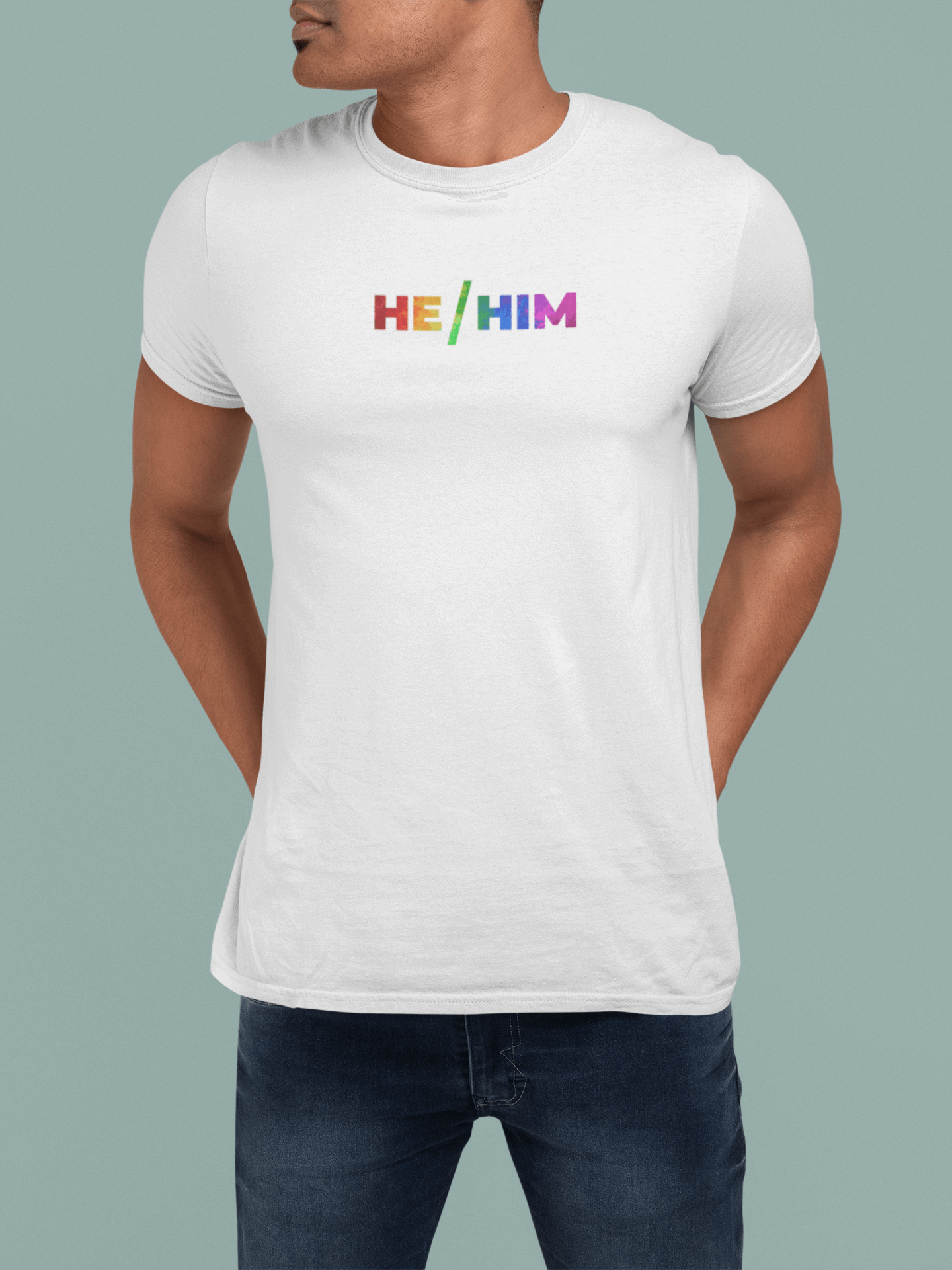 He-Him Pronoun T-Shirt – Bold, Proud & Affirming!
