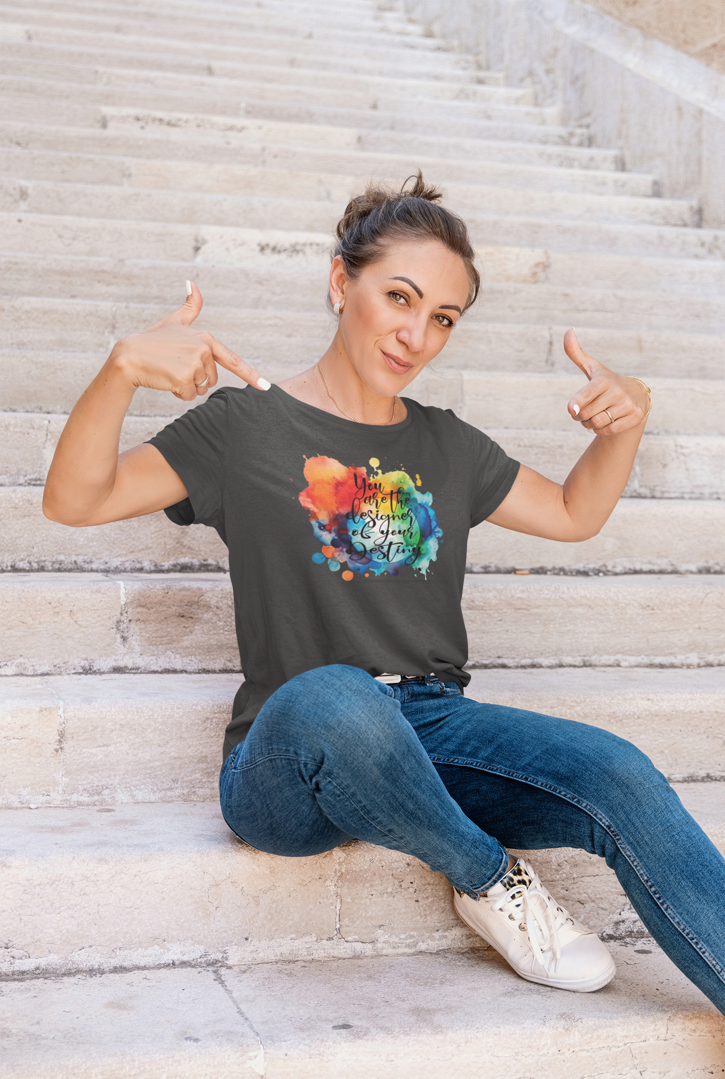 You Are the Designer of Your Destiny Tee – Embrace Life's Colors - Pride Majic