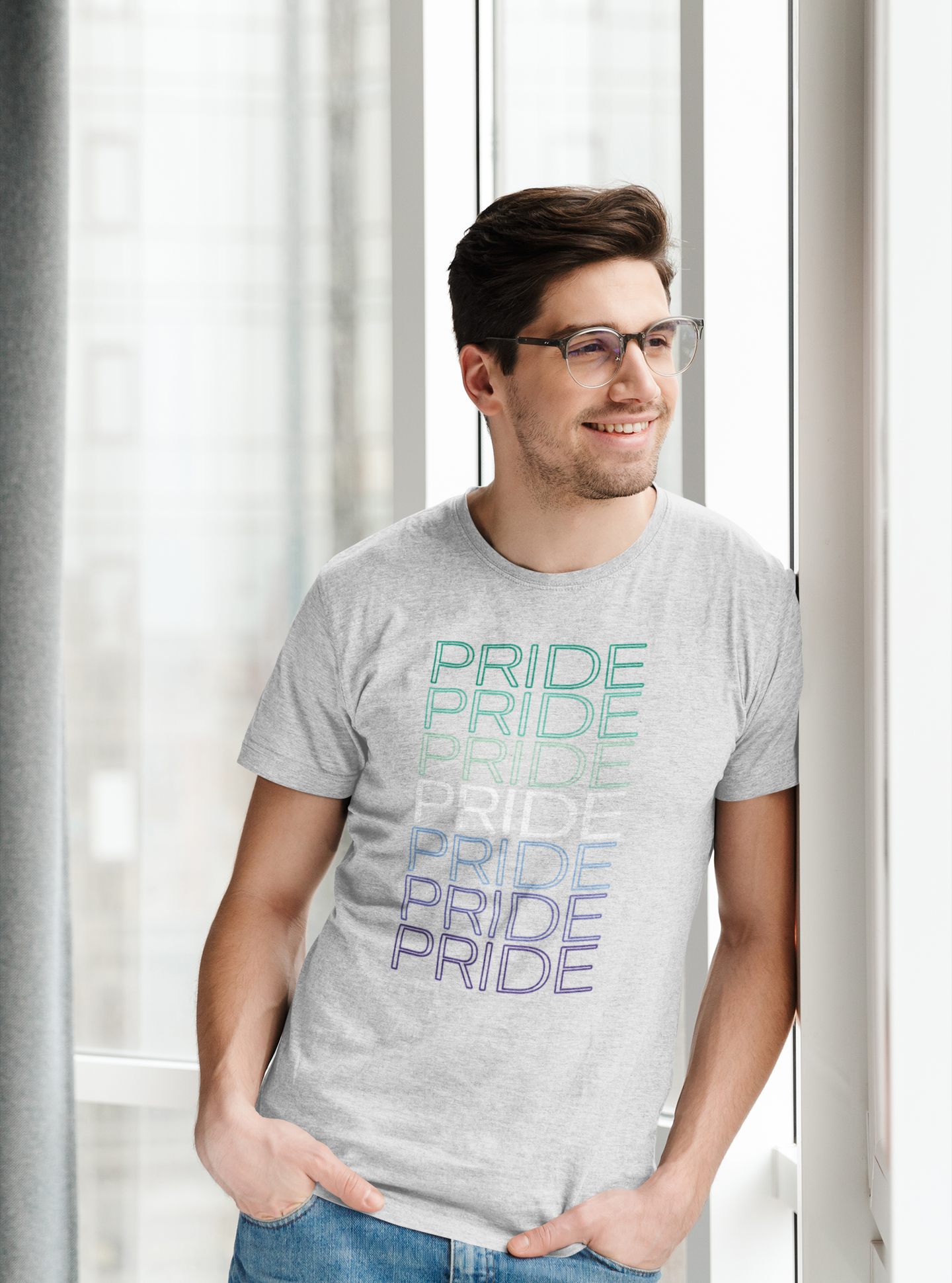 Men-Loving-Men MLM Neon Pride Glow Tee & Tank for Ultimate LGBTQ+ Celebration - Pride Majic