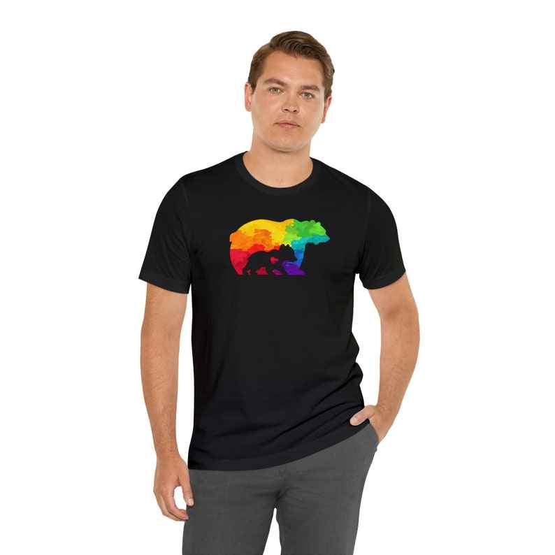 Rainbow Bear Cub Pride Tee - Celebrate Love, Care & Connection - Pride Majic