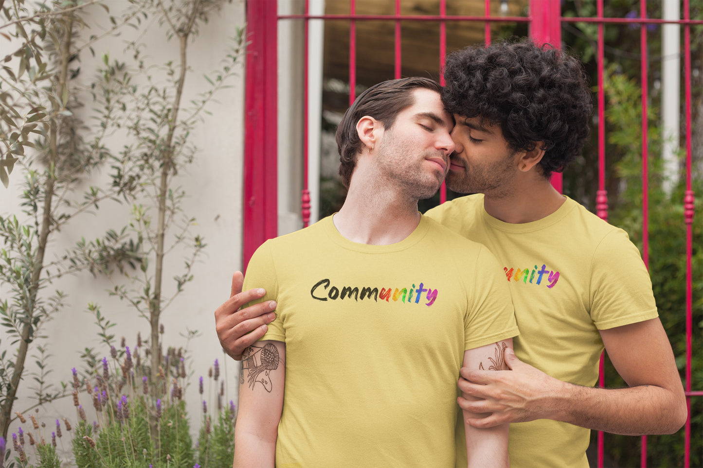 Community rainbow unity Graffiti Tee – Celebrate Unity & Pride