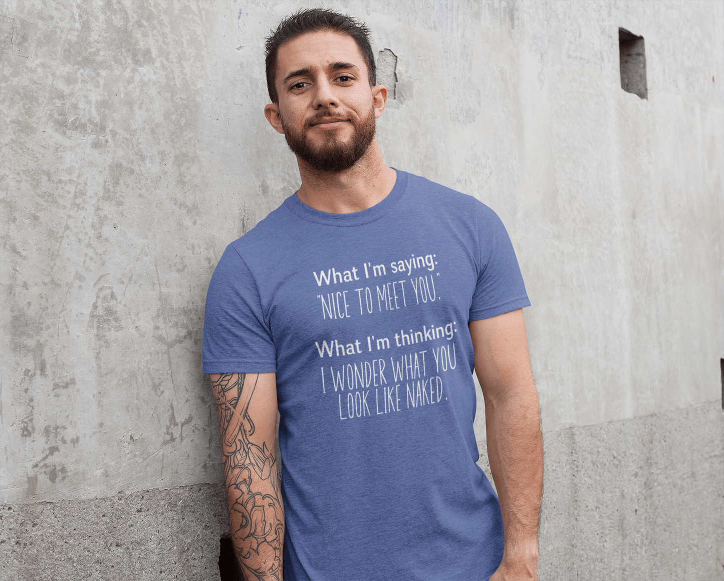 What I’m Saying vs. What I’m Thinking T-Shirt – Bold, Playful