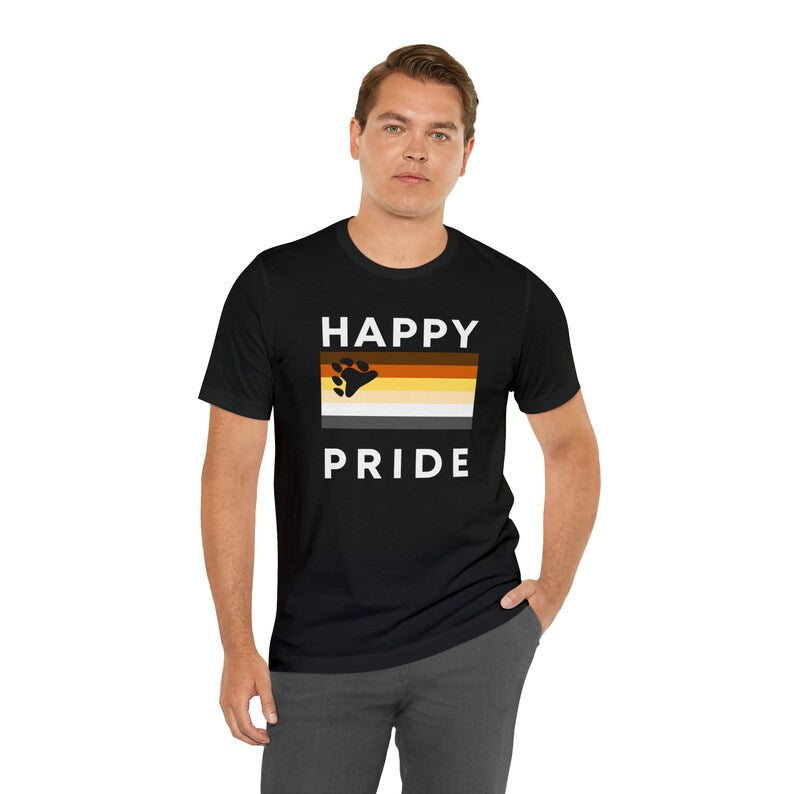 Bear Brotherhood Flag Happy Pride – Tee & Tank