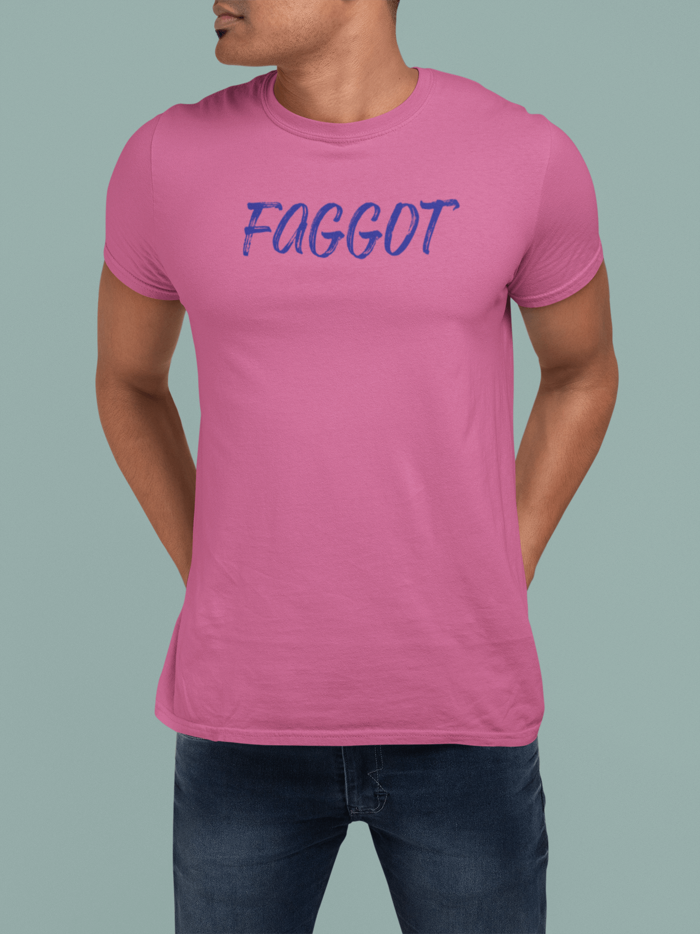 Faggot Pink Tee - Reclaimed & Proud