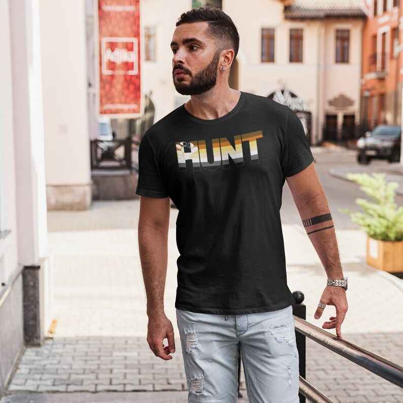 Bear Hunt Brotherhood Pride T-shirt - Celebrate Bear Pride with Queer LGBTQ Apparel - Pride Majic