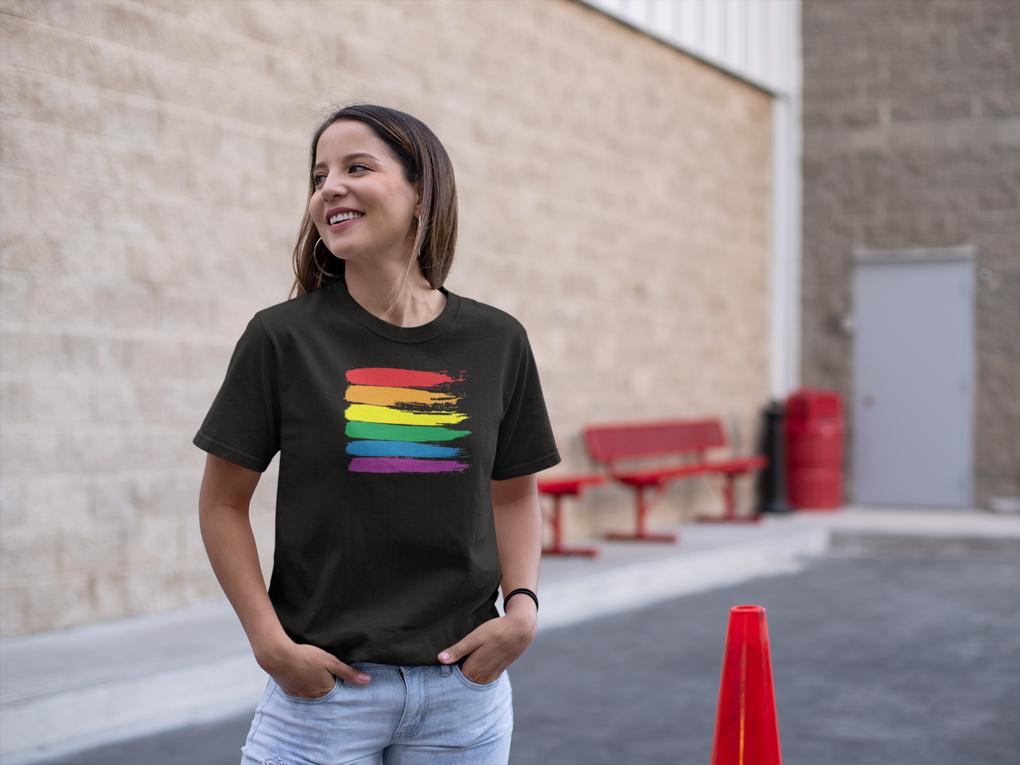 Rainbow Paint Swatch Pride Tee | Celebrate Diversity - Pride Majic