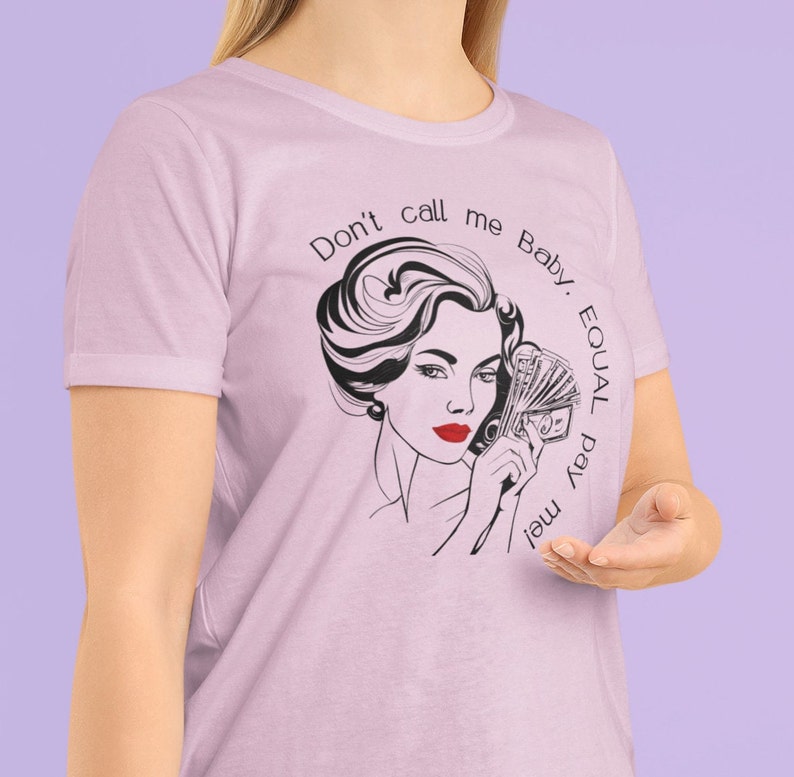 Equal Pay Shirt, Woman's Rights, Respect woman, Pink Shirt, 40s shirt, Retro tee, Retro shirt, retro womans rights, equal pay