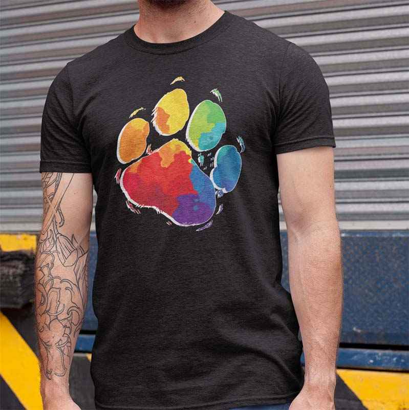 Pup Pride Tee Unleash Your Rainbow – Celebrate Your Furry Friend's Spirit - Pride Majic