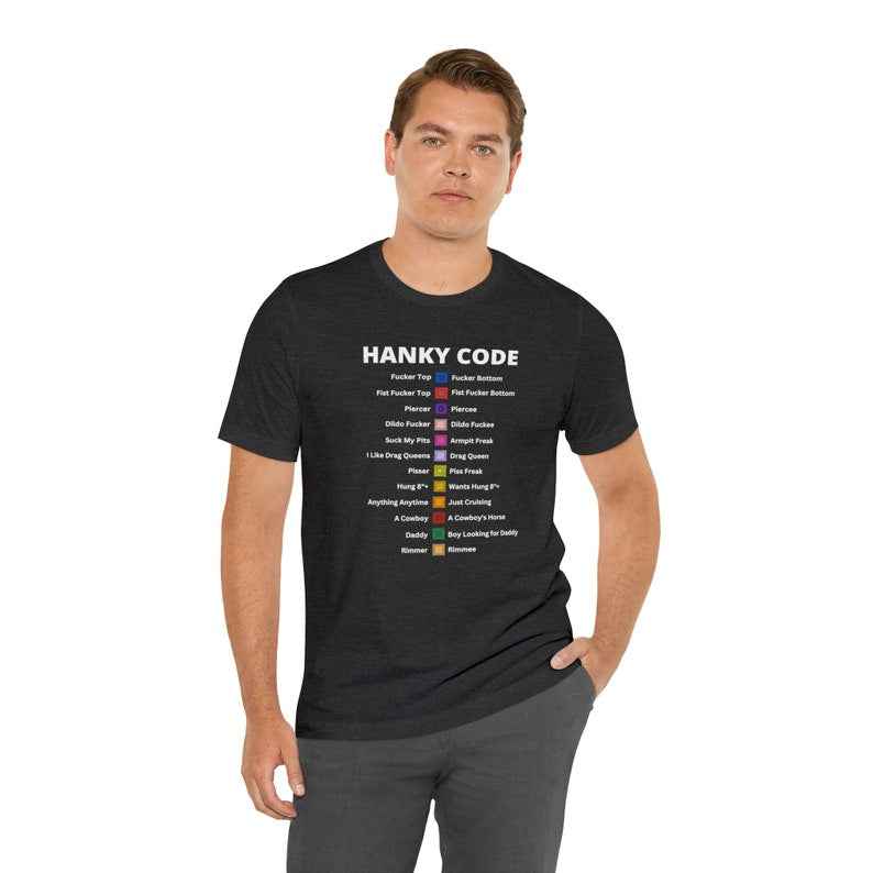 Hanky Code Queer Culture Flag Shirt - Embrace Your Identity and Style - Pride Majic