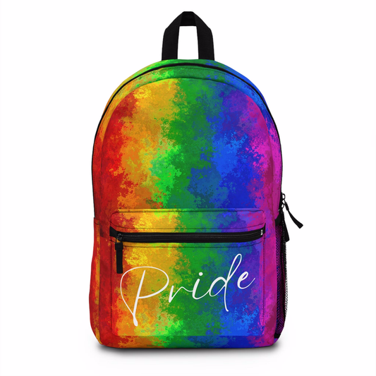 Rainbow Gradient Pride Backpack – Bold, Bright & Built to Last!