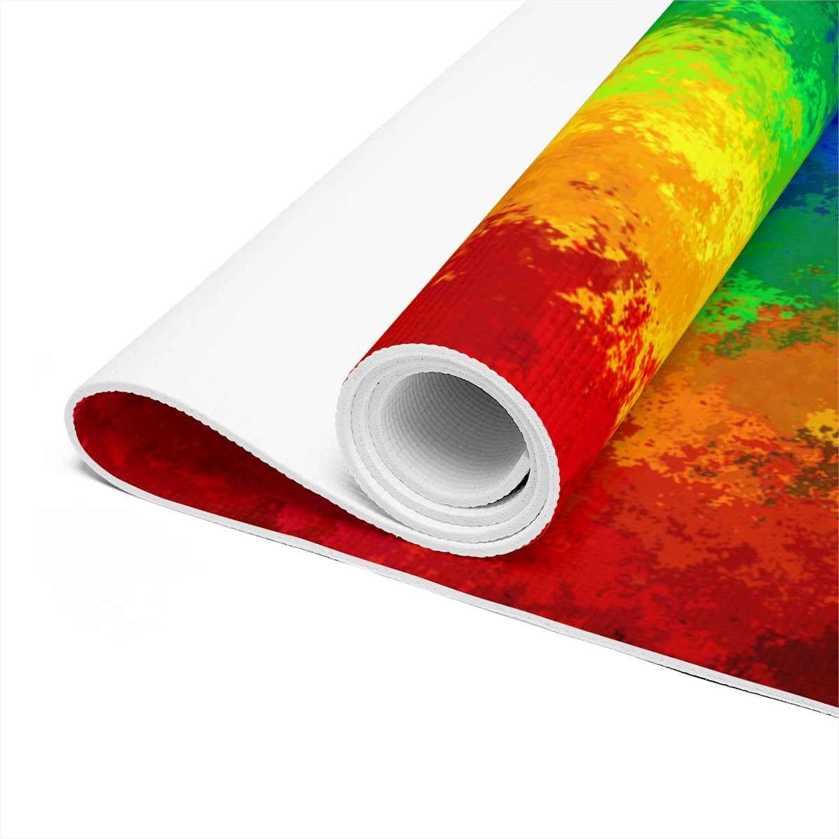 Rainbow Gradient Yoga Flow Pride Mat – Balance, Color, and Pride - Pride Majic