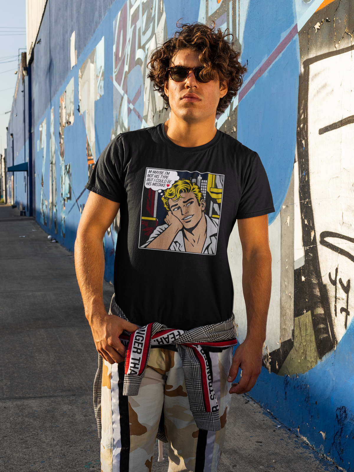 His Mistake Retro Comic Pride Tee