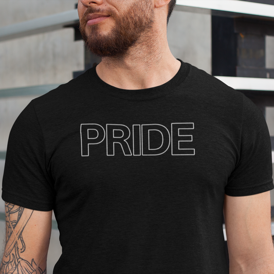 PRIDE Silhouette Pride Beyond Color - Celebrate Love with Colorless Pride - Pride Majic