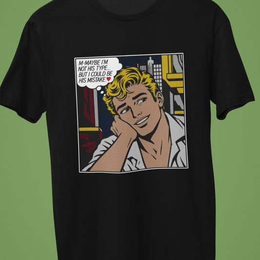 His Mistake Retro Comic Pride Tee