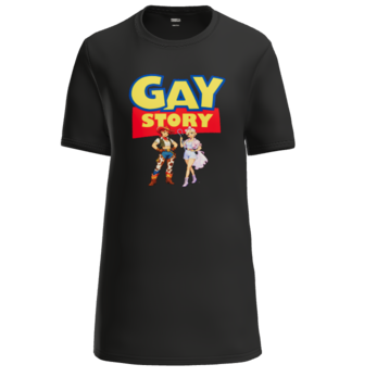 Gay Story Lesbian WLW Duo Shirt - Campy Pride Outfit with Western Babe Energy
