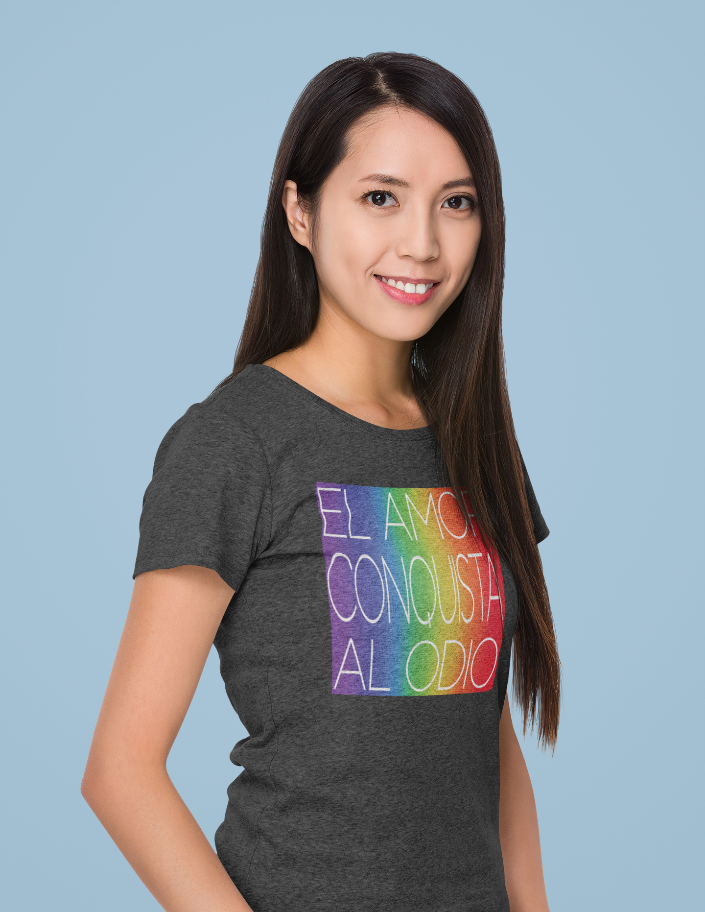 El Amor Conquista Al Odio Pride Spanish Shirt