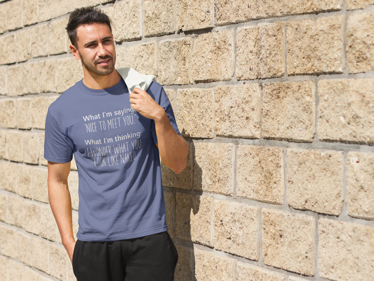 What I’m Saying vs. What I’m Thinking T-Shirt – Bold, Playful