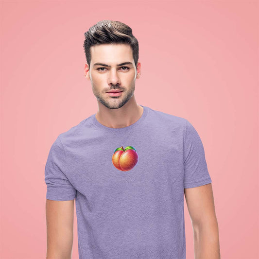 Peach Emoji T-Shirt – Playful, Bold, and Proud