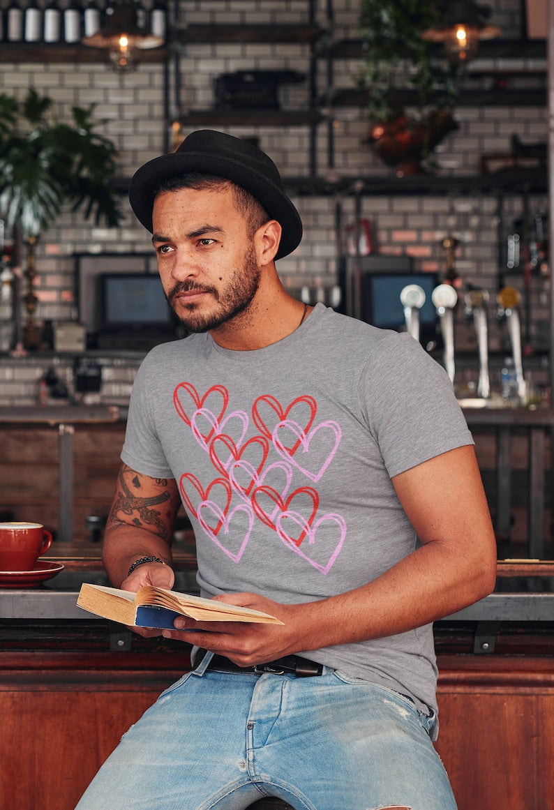 Dancing Hearts Valentine's Day T-shirt, Heart Tee, Love, Valentines, valentin, custom shirt, lovely heart shirt, love is love, dance