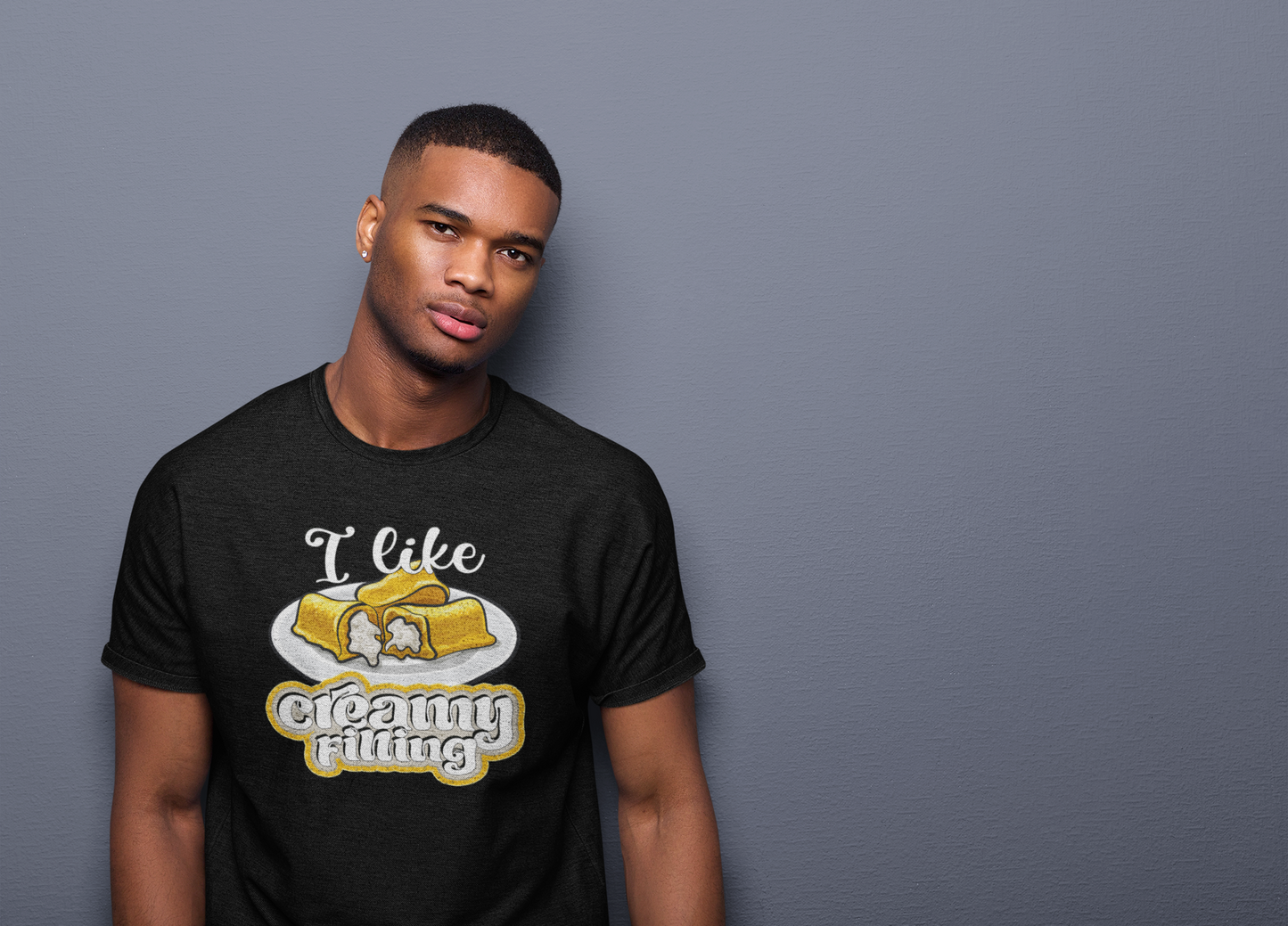 I Like a Cream Filling T-Shirt – Sweet, Flirty, and Full of Pride 💛🍰😏
