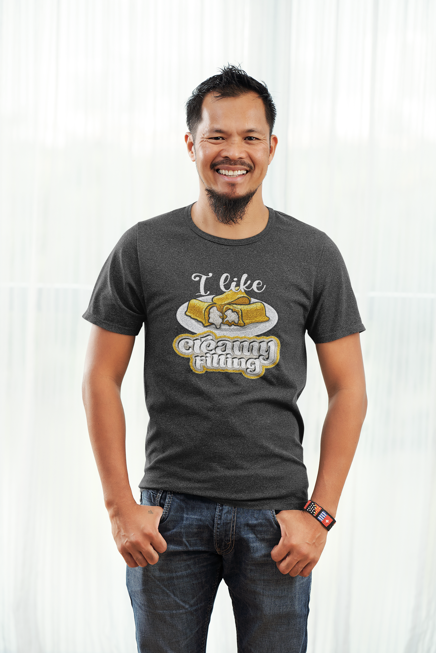 I Like a Cream Filling T-Shirt – Sweet, Flirty, and Full of Pride 💛🍰😏