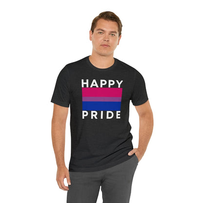 Bisexual Flag Happy Pride Tee & Tank