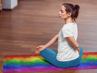 Rainbow Gradient Yoga Mat – Balance, Color, and Pride | PrideMajic.com