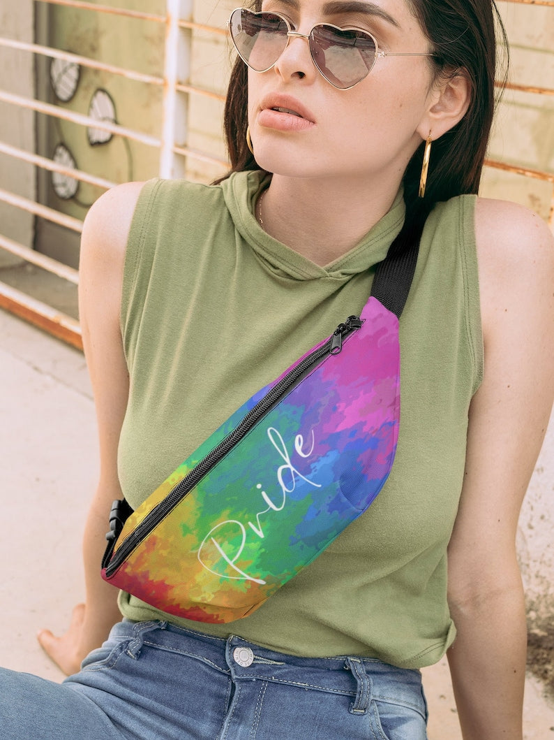 Rainbow Pride Fanny Pack – Belt Bag, Bum Bag, Waist Pack