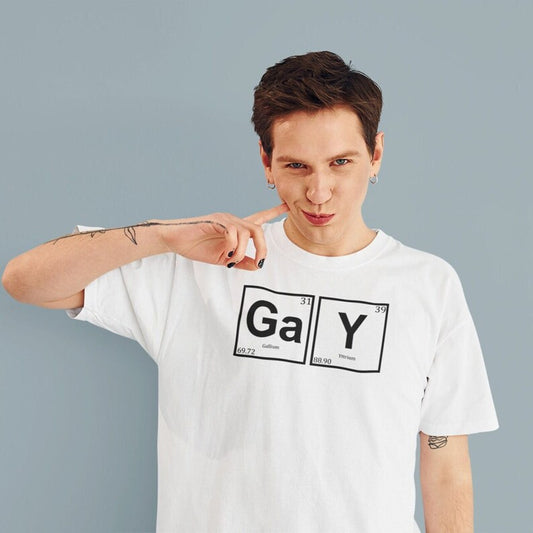 Gay Periodic Table T-Shirt, Shirts for Pride, gay Shirt, Gay, Periodic Table, Chemistry, LGBTQ, Queer, Pride, Gay Pride, Pride month
