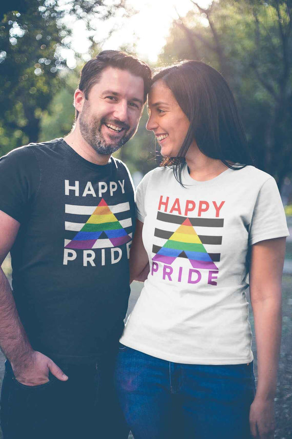 Straight Ally Happy Pride Shirt - Celebrate Pride Month with Ally Support