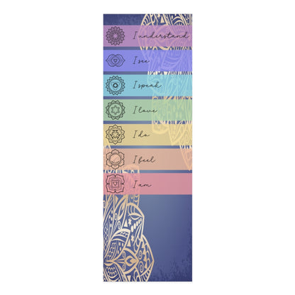 7 Chakra Yoga Mat – Balance, Rainbow, and Spiritual Flow