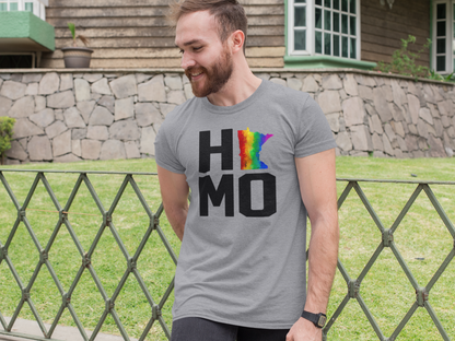 HOMO Minnesota Pride Tee – Bold Identity, Local Love 🏳️‍🌈🧡💜