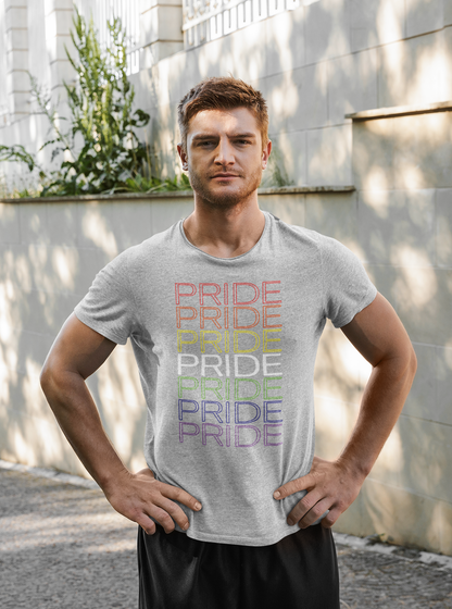 Rainbow Pride Neon T-Shirt – Light Up Your Pride