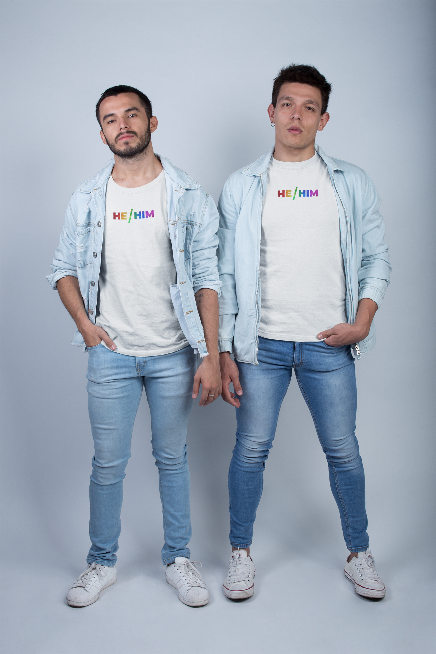 He/Him Pronoun T-Shirt – Bold, Proud & Affirming! 🌈💙