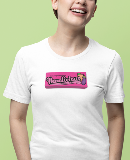 Homolicious Neon Blue T-Shirt – Bubblicious-Inspired Pride Tee