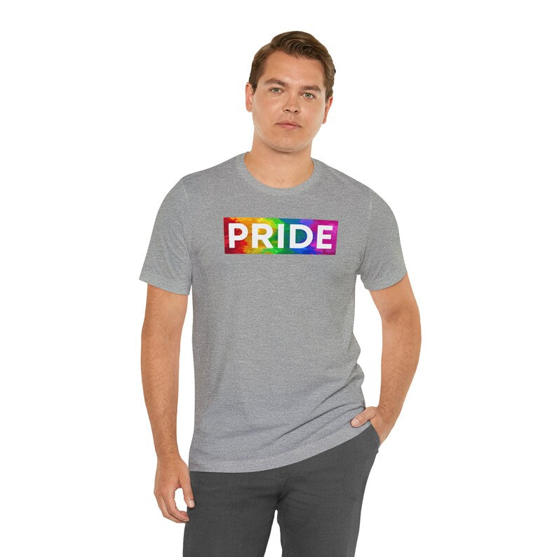 Rainbow Block Pride Tee – Bold, Bright, Unapologetic