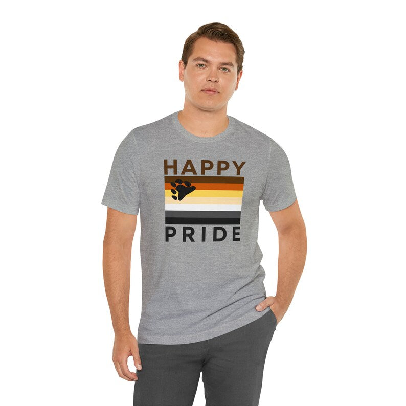 Bear Brotherhood Flag Happy Pride – Tee & Tank