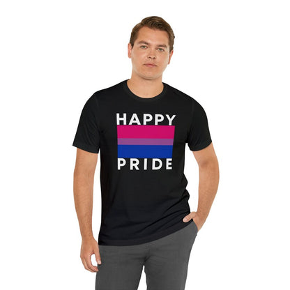 Bisexual Flag Happy Pride Tee & Tank